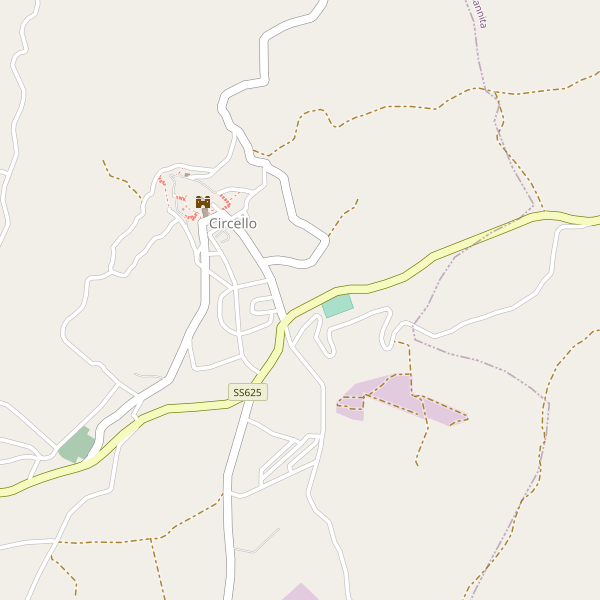 Thumbnail mappa parcheggi di Circello