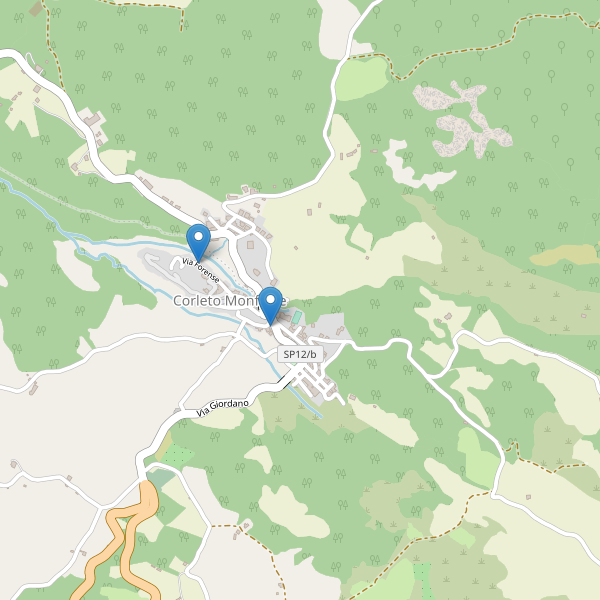 Thumbnail mappa parcheggi di Corleto Monforte