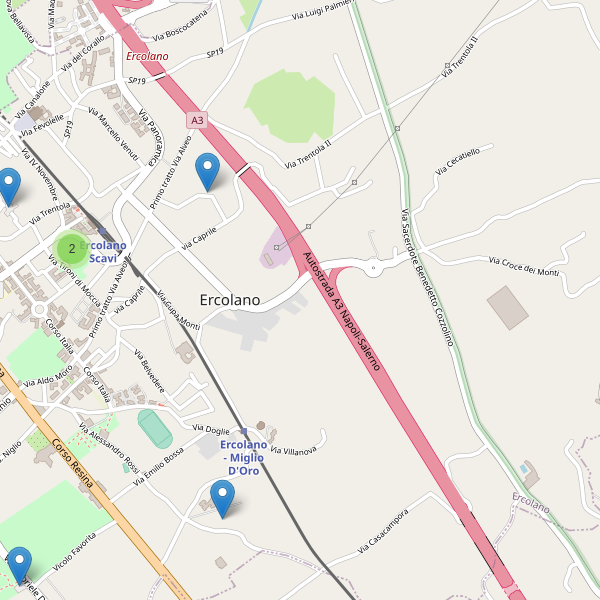 Thumbnail mappa parcheggi di Ercolano