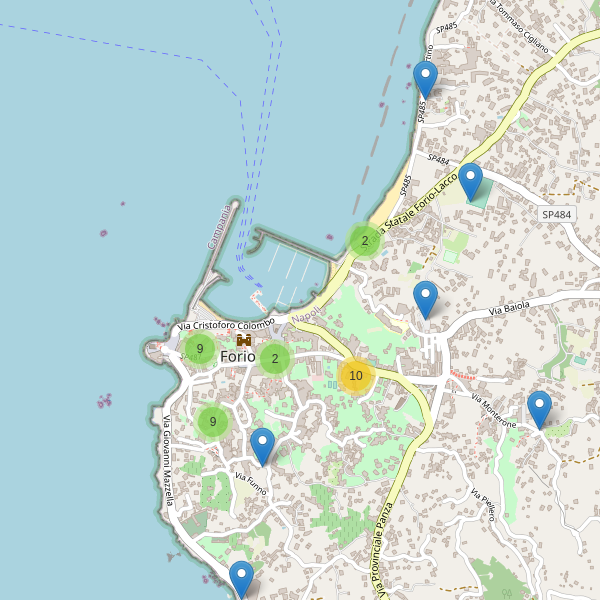 Thumbnail mappa parcheggi di Forio