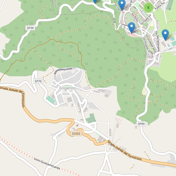 Thumbnail mappa parcheggi di Frigento
