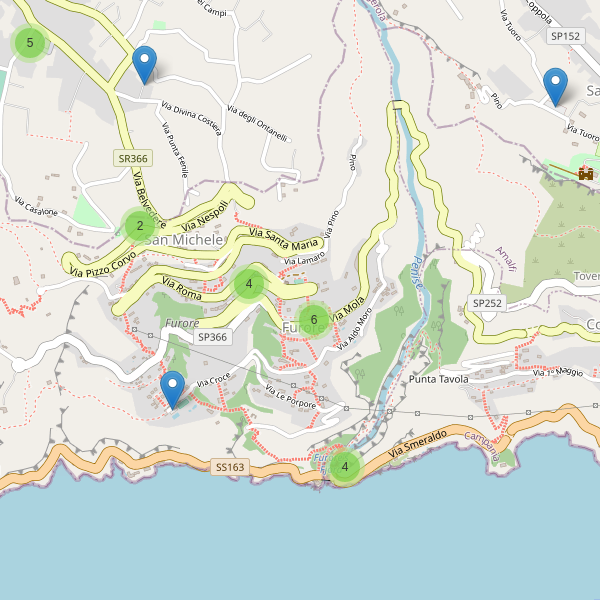 Thumbnail mappa parcheggi di Furore