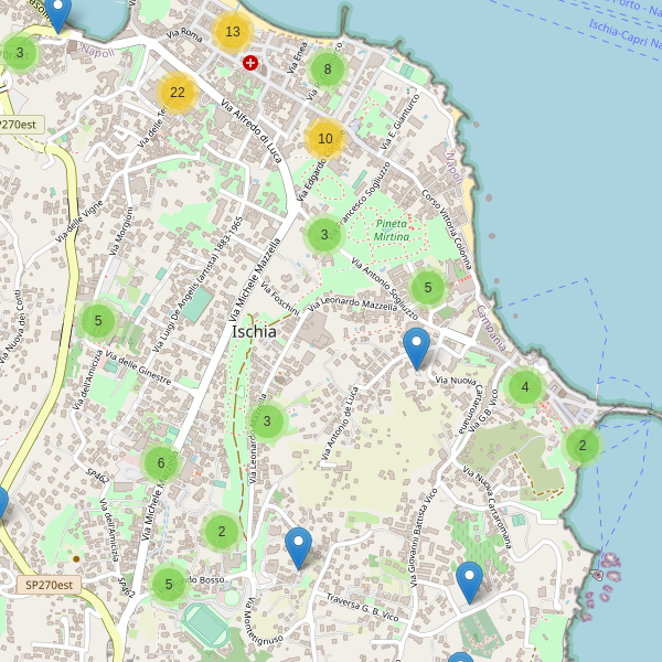 Thumbnail mappa parcheggi di Ischia