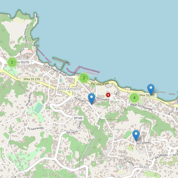 Thumbnail mappa parcheggi di Lacco Ameno