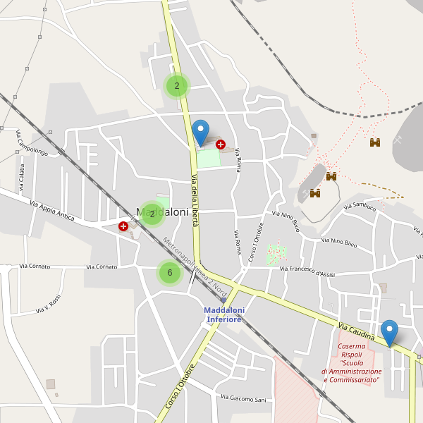 Thumbnail mappa parcheggi di Maddaloni