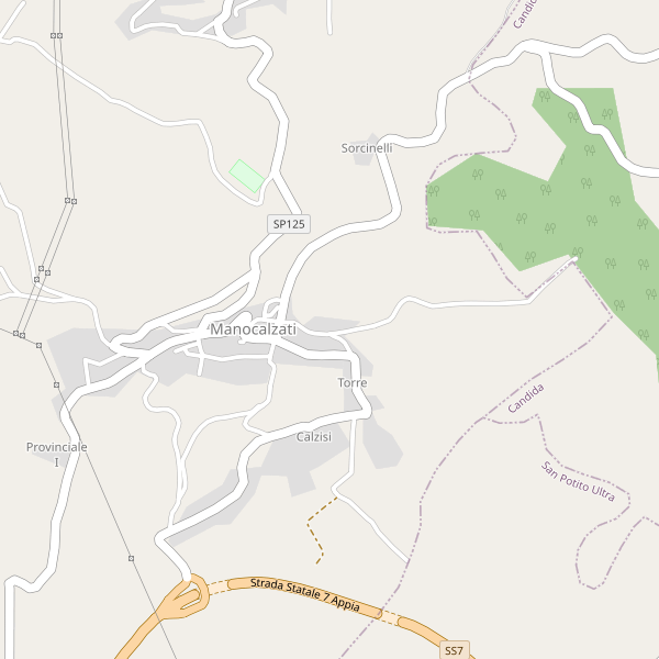 Thumbnail mappa parcheggi di Manocalzati