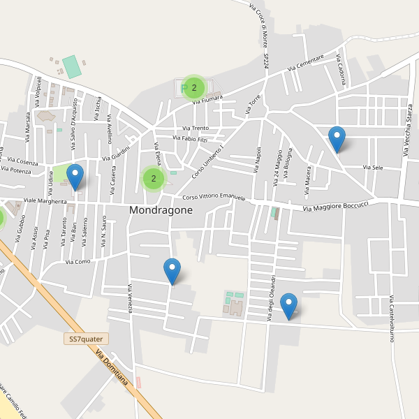 Thumbnail mappa parcheggi di Mondragone