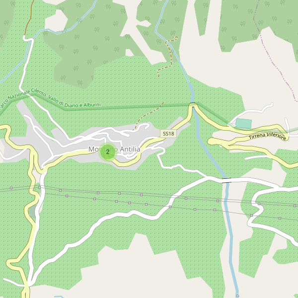 Thumbnail mappa parcheggi di Montano Antilia