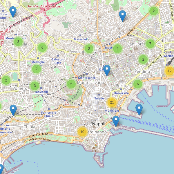 Thumbnail mappa parcheggi di Napoli