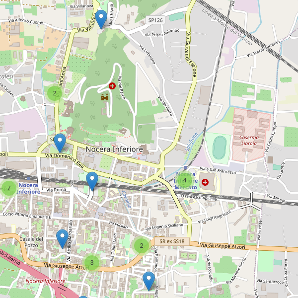 Thumbnail mappa parcheggi di Nocera Inferiore