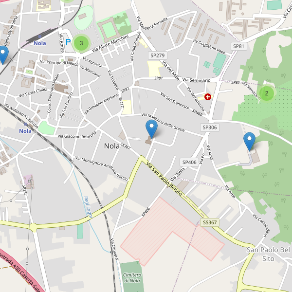 Thumbnail mappa parcheggi di Nola