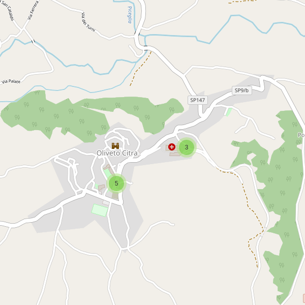 Thumbnail mappa parcheggi di Oliveto Citra