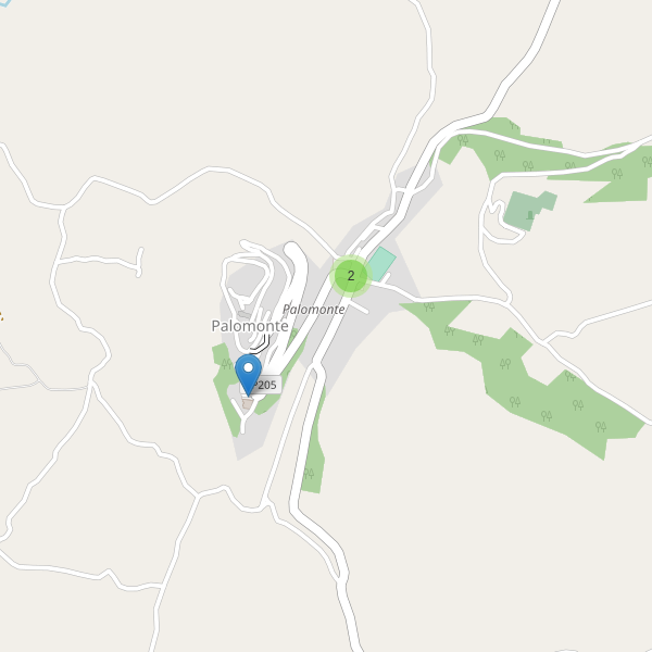 Thumbnail mappa parcheggi di Palomonte