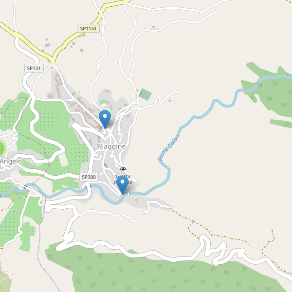 Thumbnail mappa parcheggi di Piaggine