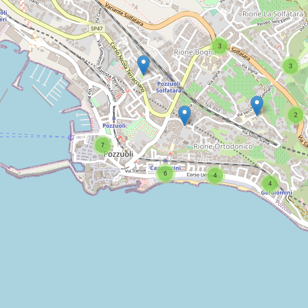 Thumbnail mappa parcheggi di Pozzuoli