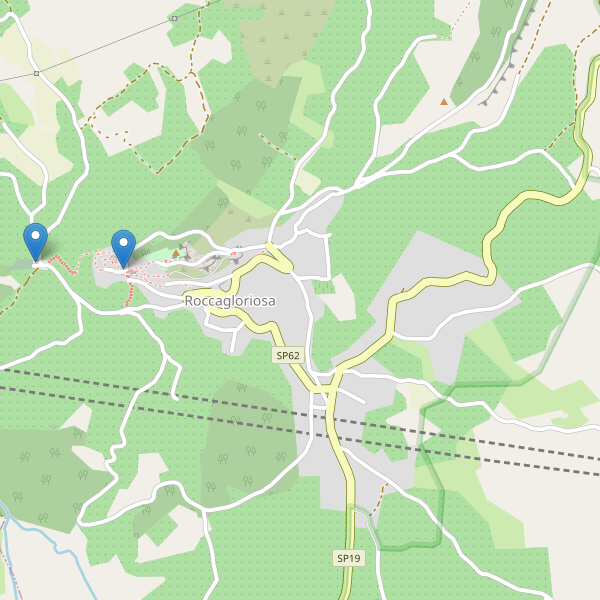 Thumbnail mappa parcheggi di Roccagloriosa
