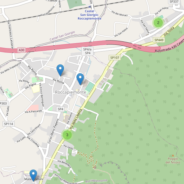 Thumbnail mappa parcheggi di Roccapiemonte