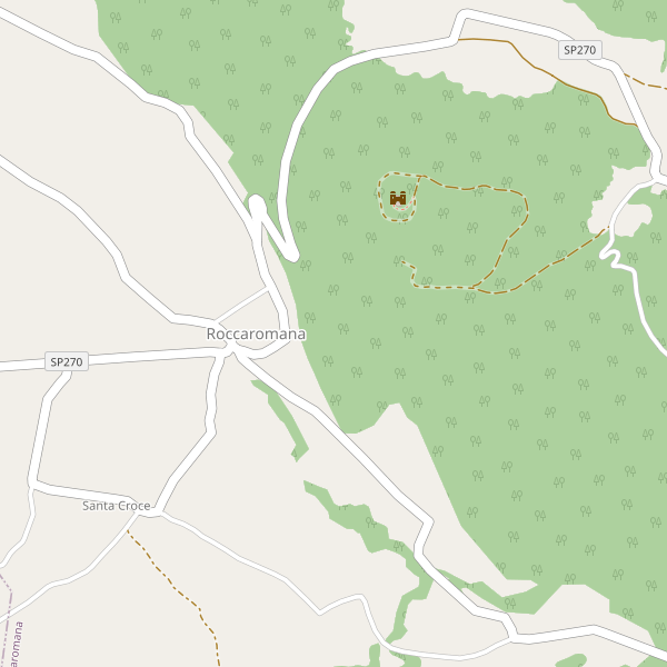 Thumbnail mappa parcheggi di Roccaromana