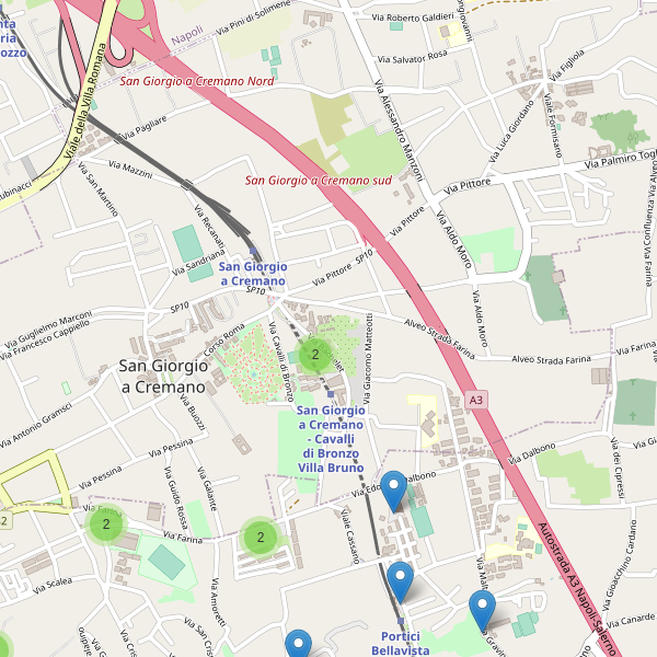 Thumbnail mappa parcheggi di San Giorgio a Cremano
