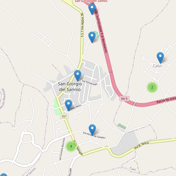 Thumbnail mappa parcheggi di San Giorgio del Sannio