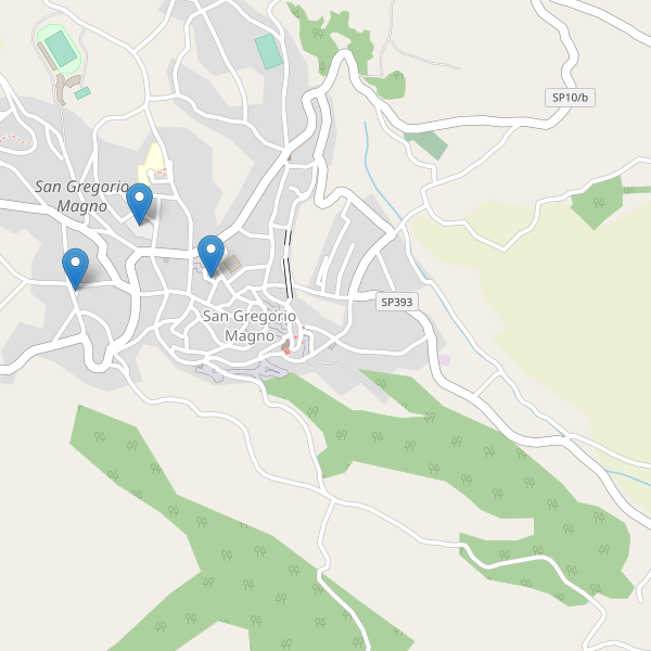 Thumbnail mappa parcheggi di San Gregorio Magno