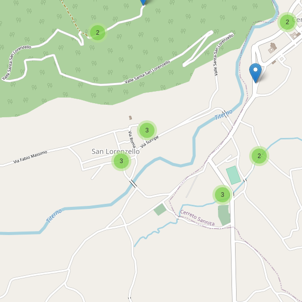 Thumbnail mappa parcheggi di San Lorenzello