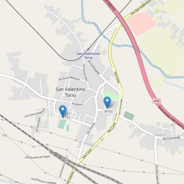 Thumbnail mappa parcheggi di San Valentino Torio
