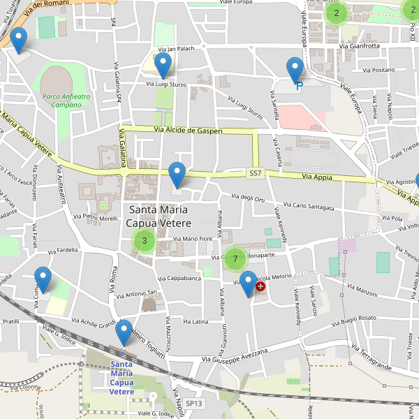 Thumbnail mappa parcheggi di Santa Maria Capua Vetere