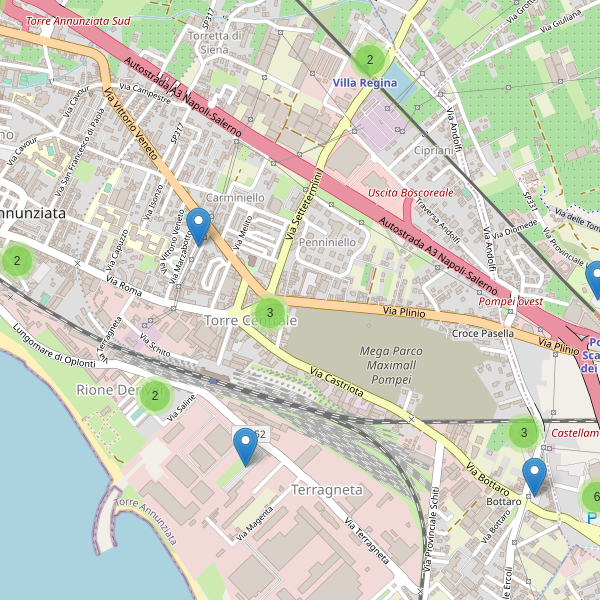 Thumbnail mappa parcheggi di Torre Annunziata