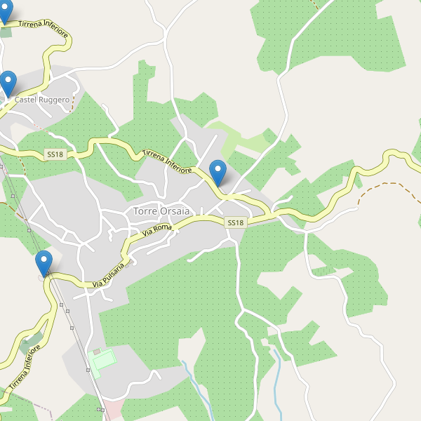 Thumbnail mappa parcheggi di Torre Orsaia