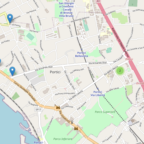 Thumbnail mappa ristoranti di Portici