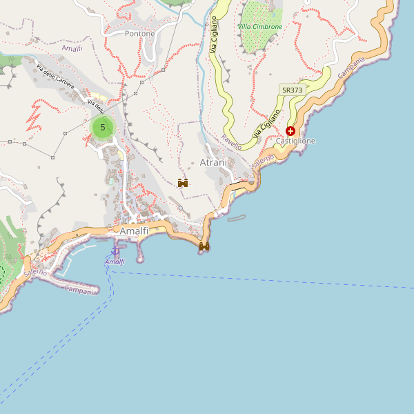 Thumbnail mappa scuole di Amalfi