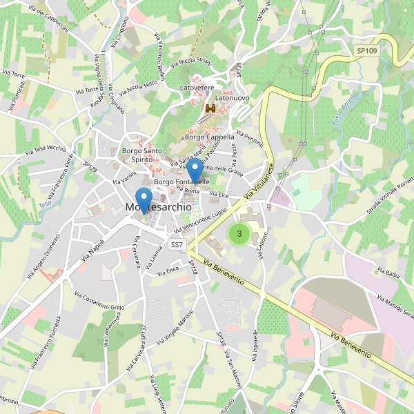 Thumbnail mappa scuole di Montesarchio