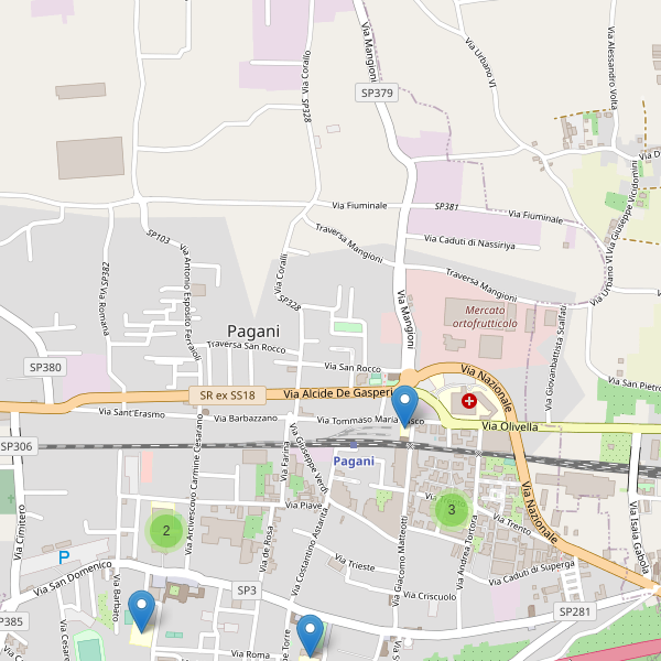 Thumbnail mappa scuole di Pagani