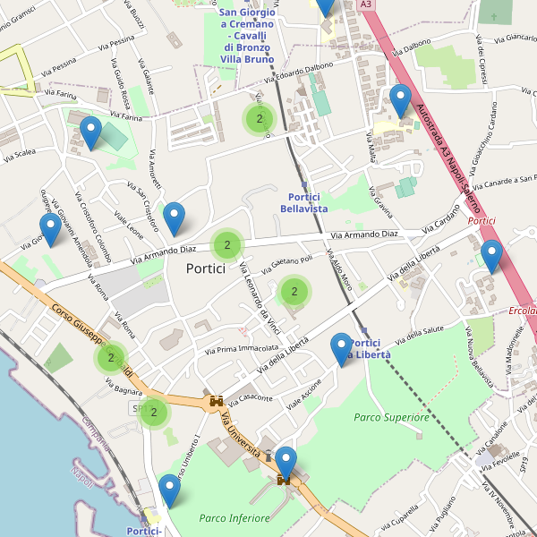 Thumbnail mappa scuole di Portici