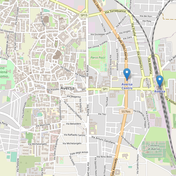 Thumbnail mappa stazioni di Aversa