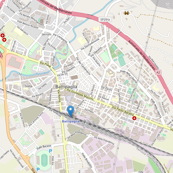 Thumbnail mappa stazioni di Battipaglia