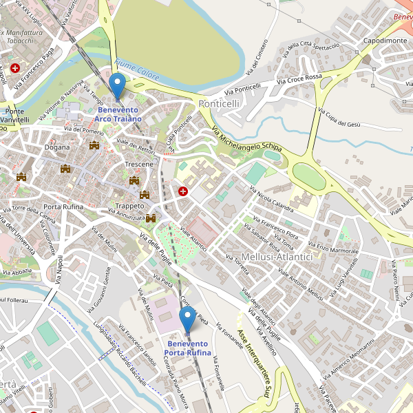 Thumbnail mappa stazioni di Benevento