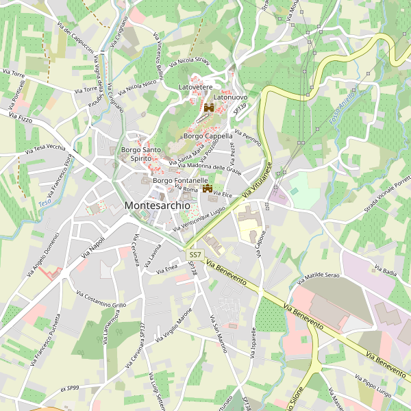 Thumbnail mappa stazioni di Montesarchio