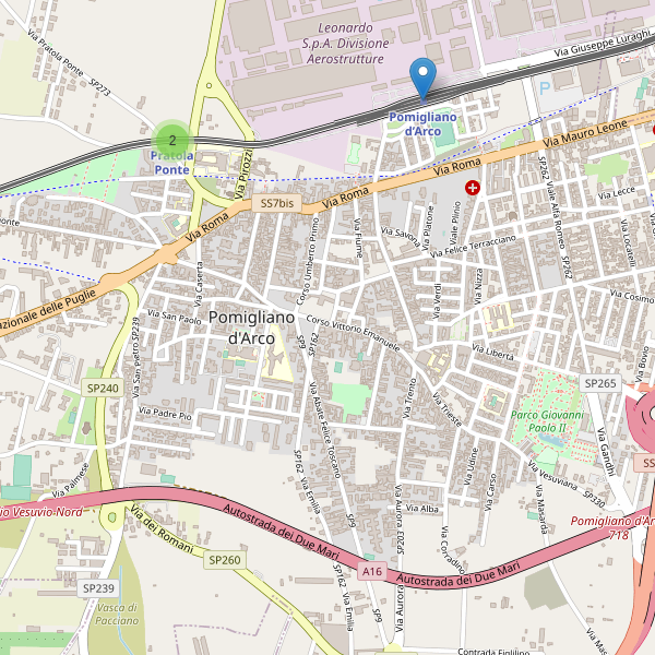 Thumbnail mappa stazioni di Pomigliano d'Arco
