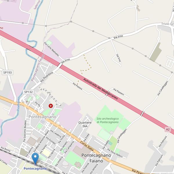 Thumbnail mappa stazioni di Pontecagnano Faiano