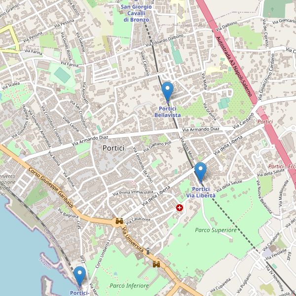 Thumbnail mappa stazioni di Portici