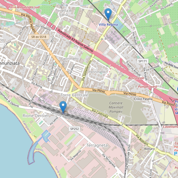 Thumbnail mappa stazioni di Torre Annunziata