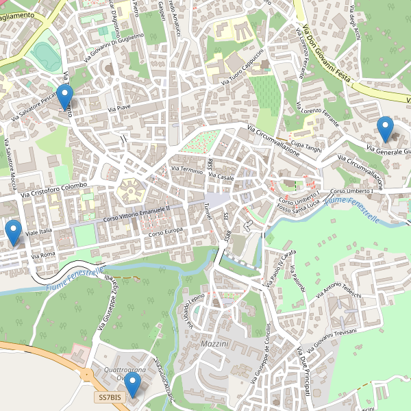 Thumbnail mappa supermercati di Avellino