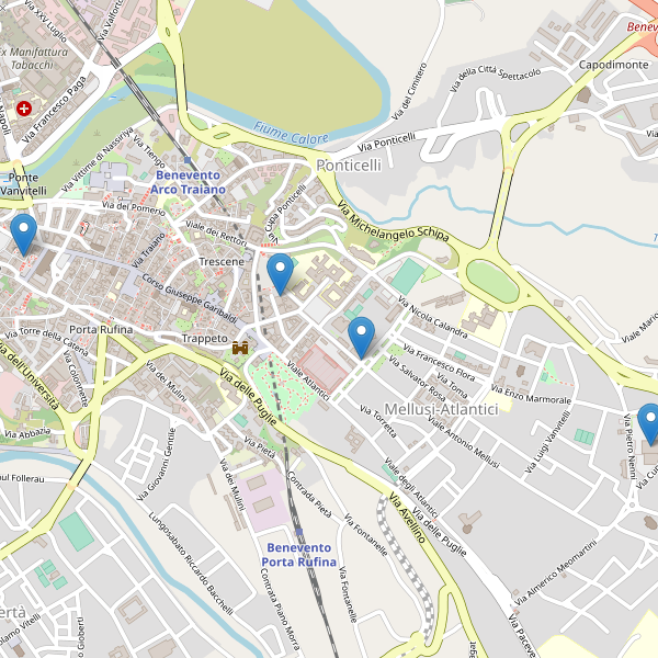 Thumbnail mappa supermercati di Benevento