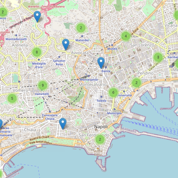 Thumbnail mappa supermercati di Napoli