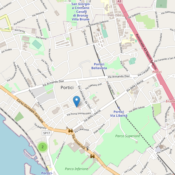 Thumbnail mappa supermercati di Portici