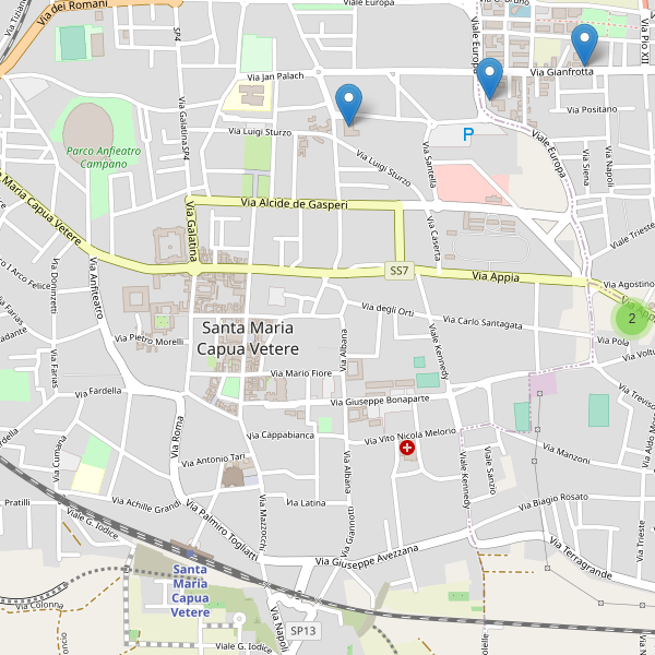 Thumbnail mappa supermercati di Santa Maria Capua Vetere
