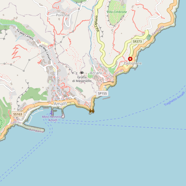 Thumbnail mappa taxi di Amalfi