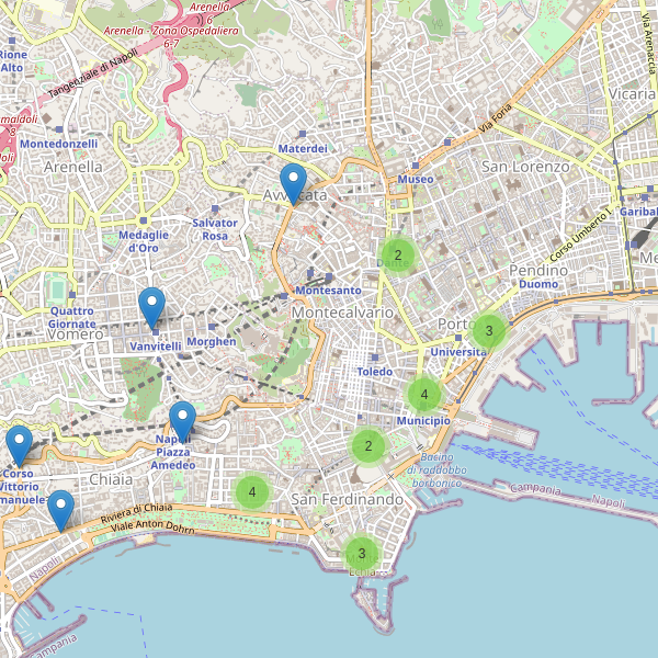 Thumbnail mappa taxi di Napoli